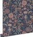 ESTAHome Behang Vintage Bloemen Donkerblauw en Terracotta Bruin - 53 cm x 10.05 m