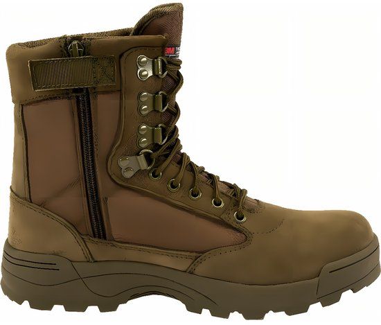 Brandit Tactical Boots Zipper Heren Laars - olijf - EU41