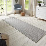 BT Carpet Nature Loper voor binnen en buiten, grijs 80x350 cm