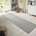 BT Carpet Nature Loper voor binnen en buiten, grijs 80x350 cm