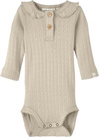 LIL' ATELIER BABY NBFRACHEL romper beige 56