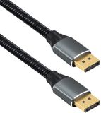 MaxTrack DisplayPort kabel | DP2.1a (10K 60Hz) | UHBR13.5 (54Gbit/s) | aluminium/nylon | 3 meter
