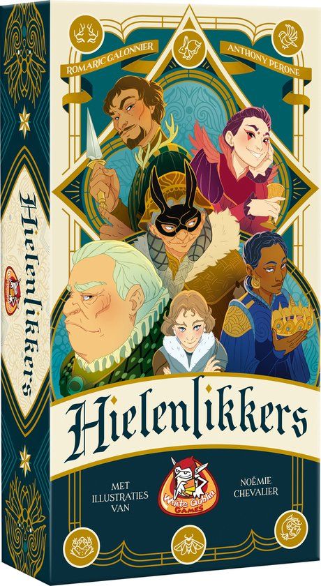 White Goblin Games Hielenlikkers - Kaartspel - Nederlands - 2-4 spelers - Vanaf 6 jaar