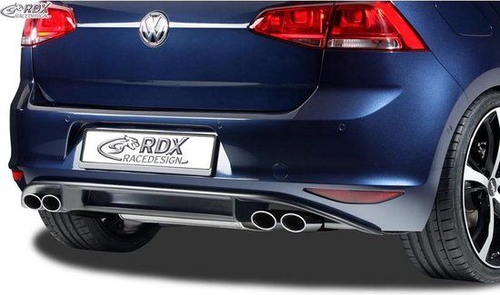 RDX Racedesign Achterskirt 'Diffusor' voor Volkswagen Golf VII HB 3/5-deurs 2012- 'R-Look' (PUR)