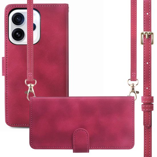 imoshion Bookcase met koord voor de Oppo Reno15 Pro (5G) - Rood