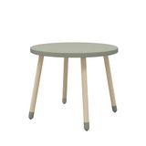 Nordic Factory Kindertafel met stippen natuurlijk groen