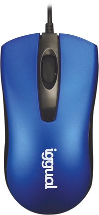 Iggual IGG317631 Blauw Ambidextrous USB Type-A 1200 DPI