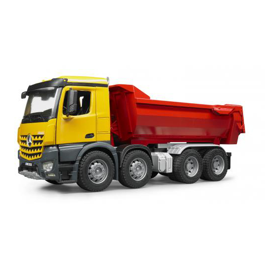 Bruder MB Arocs Halfpipe dump truck