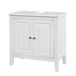 SoBuy FRG202-W meuble sous lavabo blanc