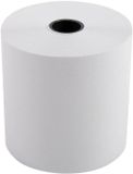 Exacompta 50x Rollen voor kassa's, rekenmachines 57x60x12x33 - 1 laag offset extra wit 60g/m2 - Wit - 40651E