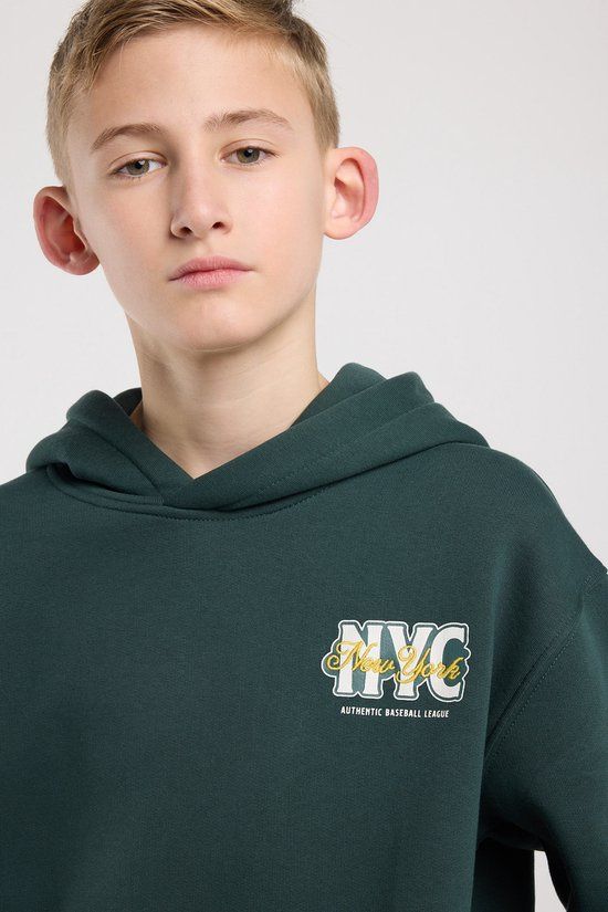 America Today Hoodie Seb Jr Midnight Green 134/140