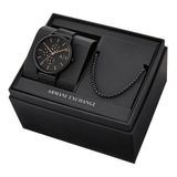 Armani Exchange horloge AX7162SET Emporio Armani zwart