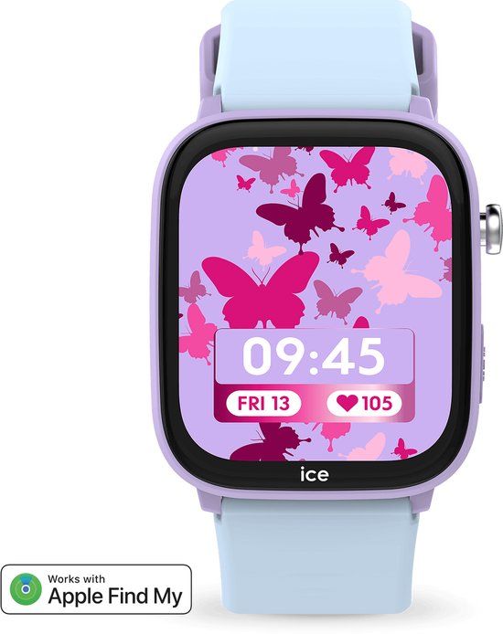 Ice-Watch ICE-Smart junior 3.0 - Kindersmartwatch - 42 mm - Find My - Purple Soft blue