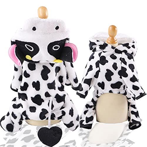 Hondenpyjama fleece hondentrui 4 poten warme hond onesie lichtgewicht coltrui winterjas voor kleine middelgrote grote honden
