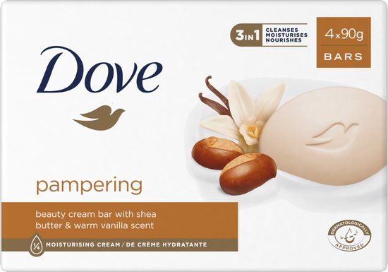 Dove Purely Pampering Zeep Sheaboter & Vanille 90g