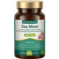 Holland & Barrett 1+1 gratis Sea Moss 400mg - 60 capsules