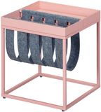 Interlink SAS Interlink Bijzettafel Nubis 35x35 cm - Roze/Grijs