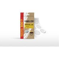 Caps me Maxipakket van 300 deksels + 30 aangeboden in composteerbaar papier Caps Me White
