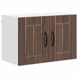 vidaXL Wandkast LUCCA Bruin eiken 60 x 31 x 40 cm Bewerkt hout