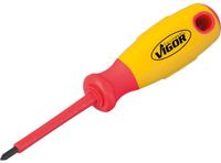 Vigor V2062 VDE Kruiskop schroevendraaier PH 0 Koplengte: 75 mm