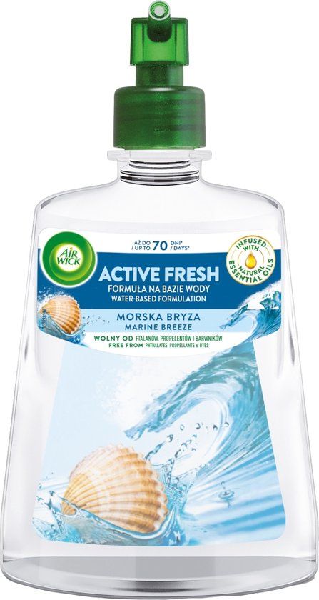 Active Fresh automatische luchtverfrisser navulling Sea Breeze 228ml
