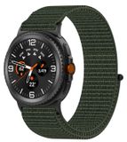 Wigento Samsung Smartwatch-band voor Samsung Galaxy Watch 9 / 8 / 8 Classic, nylon, groen