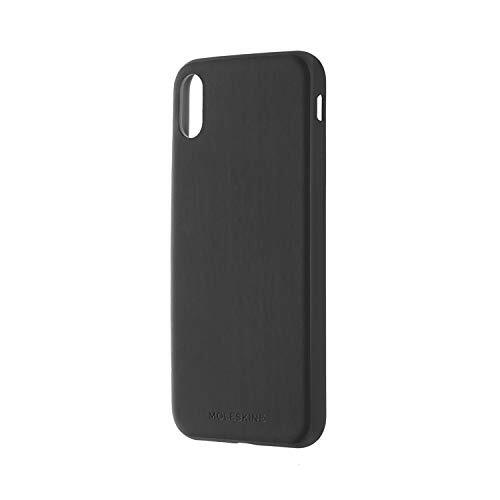 Moleskine Coque pour Iphone XR Max noir toucher doux