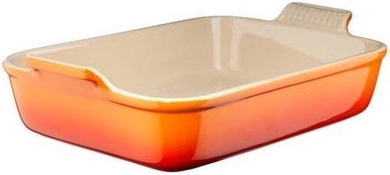 Le Creuset Heritage Ovenschaal - Oranjerood - 32 x 24 cm / 4 liter