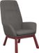 vidaXL Fauteuil tissu gris clair