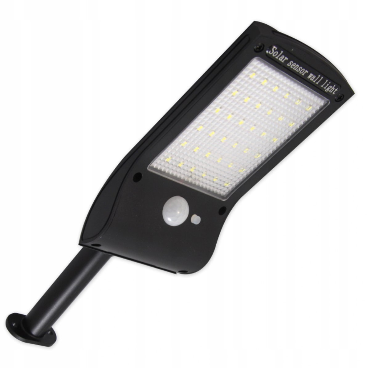 ABC-LED Solar LED lamp - Beweging + schemersensor - Koud wit