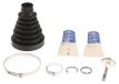 TRISCAN Aandrijfas met rubber manchet, 122 mm, thermoplast, geschikt voor onder andere VOLVO V60