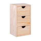 Well Home Miniblok 3 laden van grenenhout