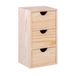 Well Home Miniblok 3 laden van grenenhout