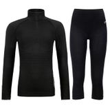 Ortovox 230 Competition 1/2 zip / 3/4 pant, ensemble, femmes, noir