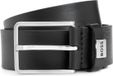 BOSS Leren Riem Elio Sz35 Leather Belt W95 Black Zwart