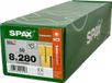 SPAX Universale Houtschroeven 8x280mm WIROX T-40 Kegel 50st