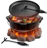 Muntel® Dutch Oven - Gietijzer - 7.5L - Zwart