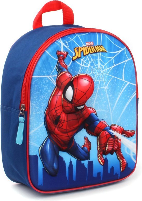 spiderman Marvel Spider-Man Web Head (3D) Rugzak - 9,3 l - Blauw