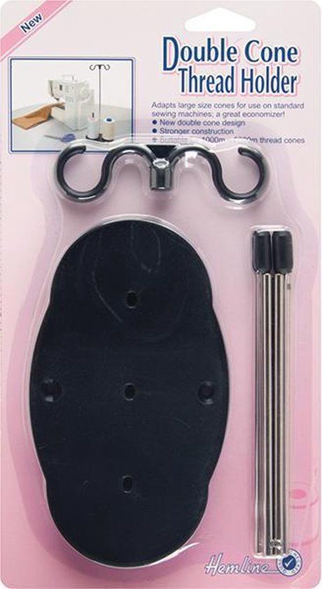 Hemline dubbele kloshouder blauw