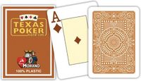 Modiano poker speelkaarten bruin 2 index
