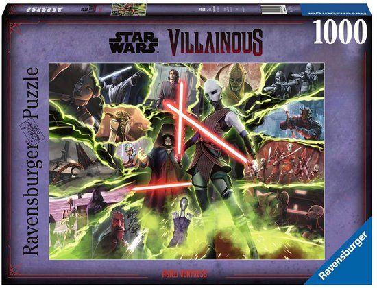Ravensburger Puzzel Star Wars: Villainous: Asajj Ventress - 1000 stukjes