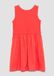 s.Oliver Robe Rouge Coton Côtes Manches Longues Col Rond Coupe trapèze Fille 122