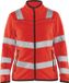 Blåkläder Blaklader Dames Microfleecevest High Vis 4966-1010 - High Vis Rood - L