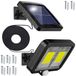 OEM Zonnepaneellamp met bewegingssensor, 108 LED's, geschikt voor tuin en terras