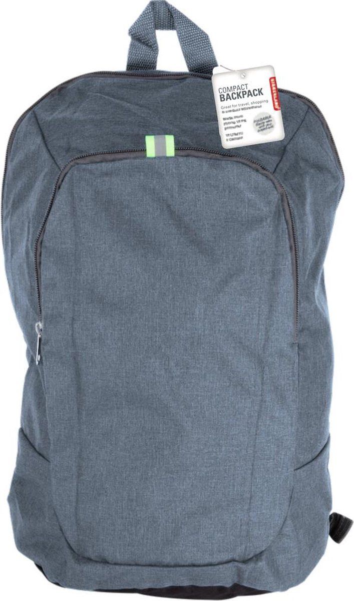 Kikkerland Compact Backpack - Foldable - 17L - Grey