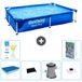Bestway Rechthoekig Steel Pro Zwembad - 221 x 150 x 43 cm - Blauw