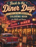 Back Retro Americana Coloring Book
