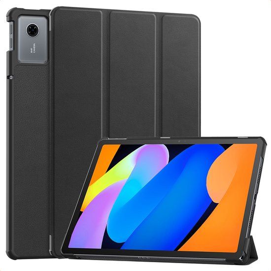 imoshion Tablet Hoes - Geschikt voor Lenovo Idea Tab - Trifold Bookcase - Zwart