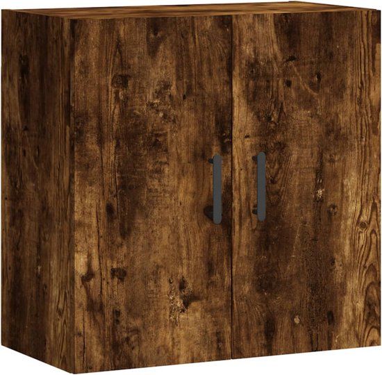 vidaXL Wandkast 60x31x60 cm bewerkt hout gerookt eikenkleurig