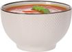 Siaki Soepkom Fishbone - beige - 14 x 8 cm - keramiek
